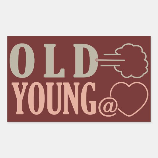 Zollaufkleber der alten Furz Rechteckiger Aufkleber (Vorderseite)