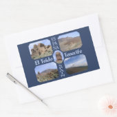 Zollaufkleber El Teide Rechteckiger Aufkleber (Umschlag)