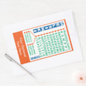 Zollaufkleber für U-Bahnstationen in Helsinki Rechteckiger Aufkleber (Umschlag)