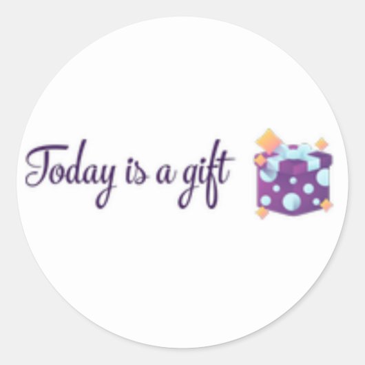 Zollaufkleber Runder Aufkleber (Vorderseite)