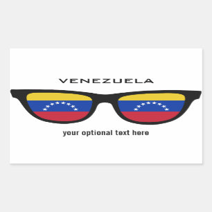 Zollaufkleber von Venezuelan Shades Rechteckiger Aufkleber