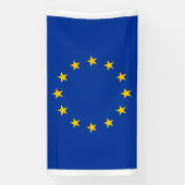 Zollbanner-Zeichen der EURO-Zone Banner (Vertikal)