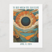 ZOLLBAR: ECLIPSE ÜBER SEE POSTKARTE (Vorderseite)