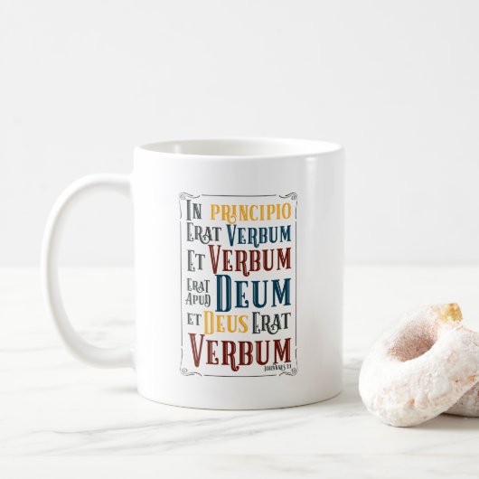 ZOLLBAR IN Principio Erat Verbum Kaffeetasse (Mit Donut)