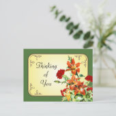 ZOLLBARE Blume Postkarte (Stehend Vorderseite)