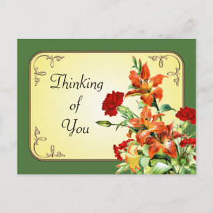 ZOLLBARE Blume Postkarte