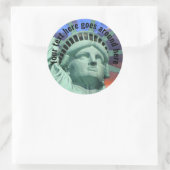 ZOLLBARE Freiheitsstatue, New Yorker Sticker (Tasche)