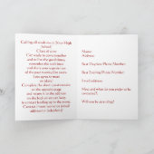 ZOLLBARE Klasse 2000 Wiedersehen Einladungskarte (Innenseite)