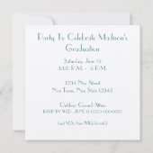 ZOLLBARE NIEDLICHE EINLADUNG (SPURREL AUF ZENTRUM) (Rückseite)