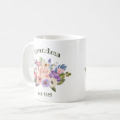 ZOLLBARE Oma Datum - Erstmaliges Oma Con Kaffeetasse (Vorderseite Links)