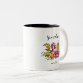 ZOLLBARE Oma Datum - Erstmaliges Oma Con Zweifarbige Tasse (VorderseiteRechts)