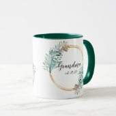 ZOLLBARE Oma-Datum - Erstmaliges Oma zwei Tasse (VorderseiteRechts)