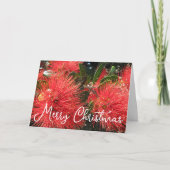 ZOLLBARE POHUTAKAWA XMAS KIWI CARD KARTE (Vorderseite)