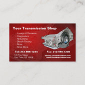 ZOLLBARE Übertragungsreparaturkarte Visitenkarte (Rückseite)