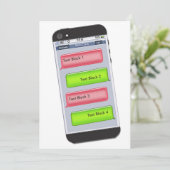 ZOLLBARE Weihnachtsworteinladung Einladung (Stehend Vorderseite)