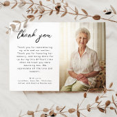 Zollbeerdigung von Fotos Dankeskarte