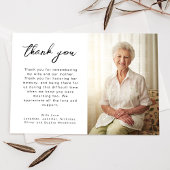 Zollbeerdigung von Fotos Dankeskarte