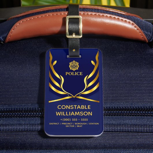 Zollbeförderung für Seepolizei Gepäckanhänger (Vorderseite Insitu 2)