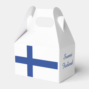 Zollbegünstigungsboxen für finnische Flagge Geschenkschachtel