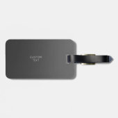 ZOLLBEWÄLTIGTE neuseeländische Gepäckmarke Gepäckanhänger (Rückseite horizontal)