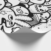 ZOLLBEWÄLTIGTES Wrackpapier Geschenkpapier (Ecke)