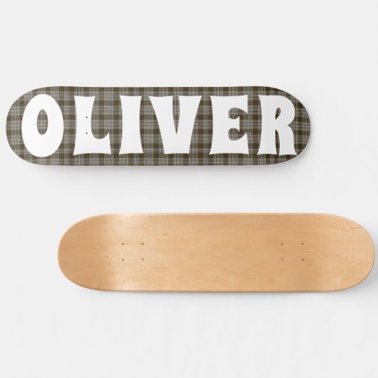 Zollbraun-Schottische Schottenkarton Skateboard (Horizontal)