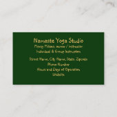 ZOLLBUS.CARD./TIEFE ROSE-FARBIERT LOTUS BLO VISITENKARTE (Rückseite)