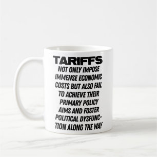 Zölle fördern politische Dysfunktion - Trump Tri-B Kaffeetasse