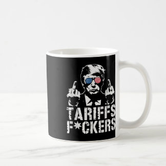 Zölle für Trump Middle Finger Kaffeetasse