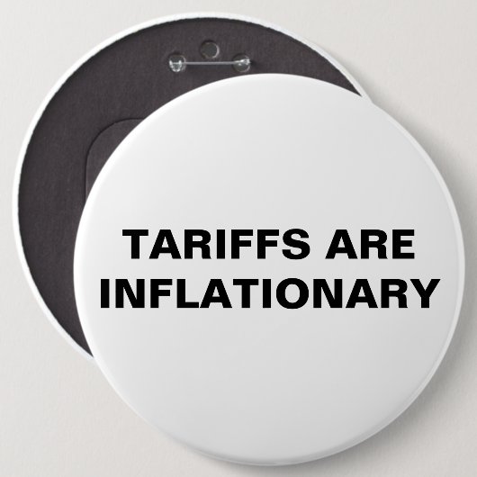 Zölle sind inflationäre™-Tasten Button (Vorne & Hinten)