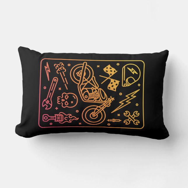 Zolleigene Motorradgarage 1 Lendenkissen (Vorderseite)