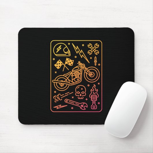 Zolleigene Motorradgarage 1 Mousepad (Mit Mouse)
