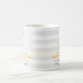 Zollengerichtete Gans mit Headset Danke Kaffeetasse (Mittel)