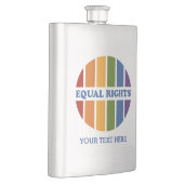 Zollfahne "Gleiche Rechte" Flachmann (Rechts)
