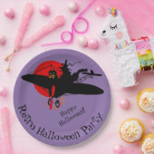 Zollfahne in Lila Papierfahnen des Flugzeugs Pappteller (Party)