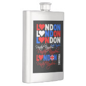Zollfahne London UK Flachmann (Rechts)