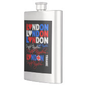 Zollfahne London UK Flachmann (Links)