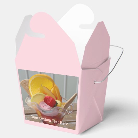 Zollfahnen für Eiskrem Sundari Geschenkschachtel (Geöffnet)