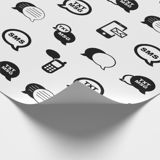 ZOLLFARBE GESCHENKPAPIER (Ecke)