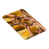 Zollfoto Indianerhenna Save the Date Magnet (Rechte Seite)