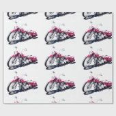 Zollgerechtes Schleifpapier für Motorräder Geschenkpapier (Flach)