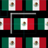 Zollgewebe nach mexikanischem Muster, Textilgewebe Stoff (Kachel)