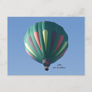 Zollie Hot Air Ballon Postcard Postkarte