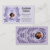 Zollie in Lila Visitenkarte (Vorne/Hinten)