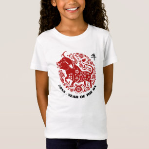 Zolljahr Chinesisches Jahr des Ochs T-Shirt