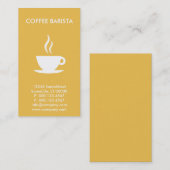 Zollkaffeemarktgeschäft Visitenkarte (Vorne/Hinten)