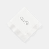 ZOLLKÄMPFLICHES Papier Napoleon Serviette (Ecke)