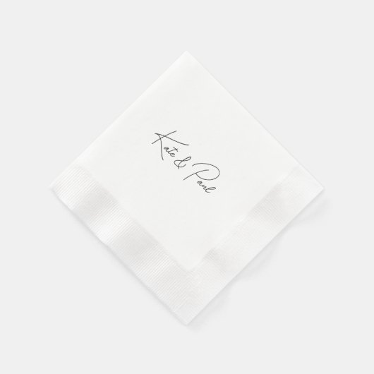 ZOLLKÄMPFLICHES Papier Napoleon Serviette (Ecke)