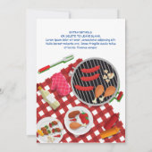 ZOLLKÄMPFLICHES VATER'S DAY GRILLEN PARTY EINLADUNG (Rückseite)