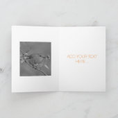 ZOLLKARTE "ROBIN REDBREAST" GREETCARD KARTE (Innenseite)